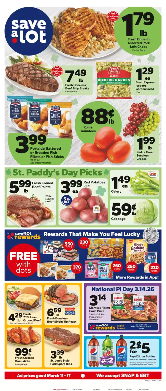 Save a Lot catalogue in North Huntingdon-PA | Save now with our deals | 2026-03-12T00:00:00.000Z - 2026-03-15T00:00:00.000Z