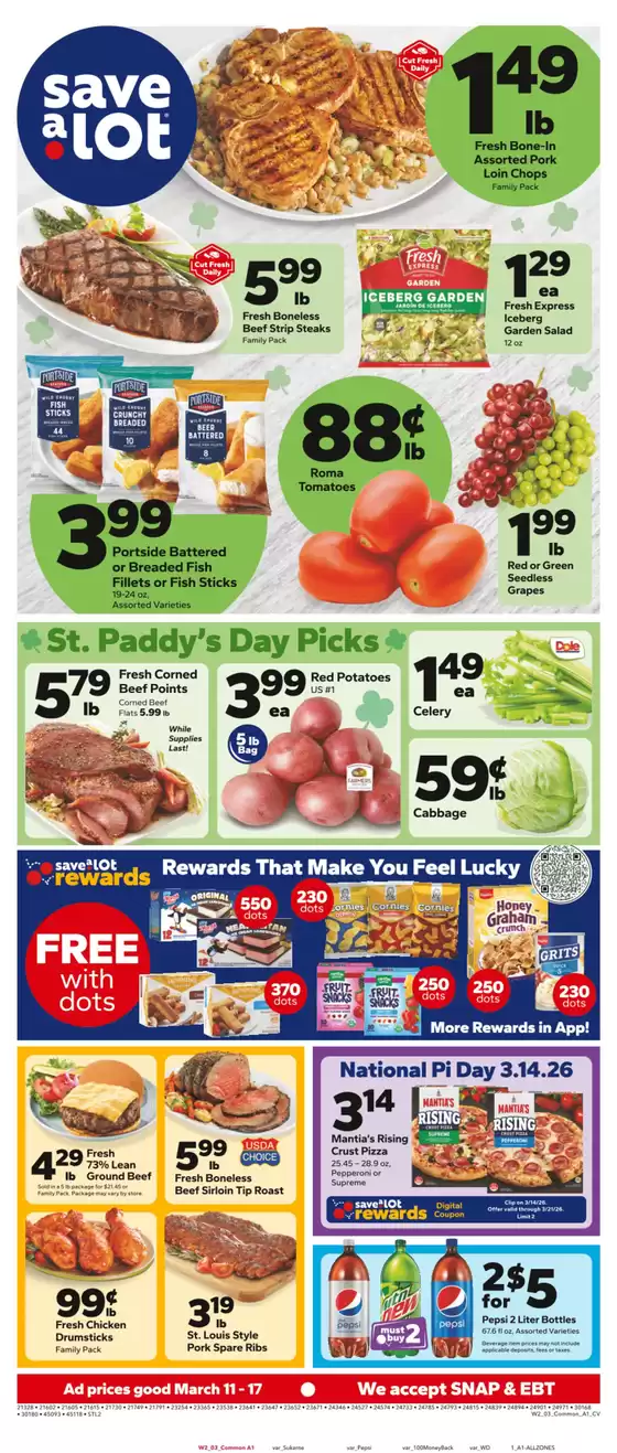 Save a Lot catalogue in North Huntingdon-PA | Top deals and discounts | 2026-03-12T00:00:00.000Z - 2026-03-15T00:00:00.000Z