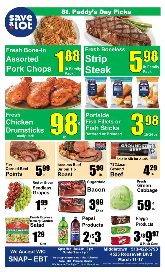 Save a Lot catalogue in West Covina CA | Exclusive deals and bargains | 2026-03-12T00:00:00.000Z - 2026-03-15T00:00:00.000Z