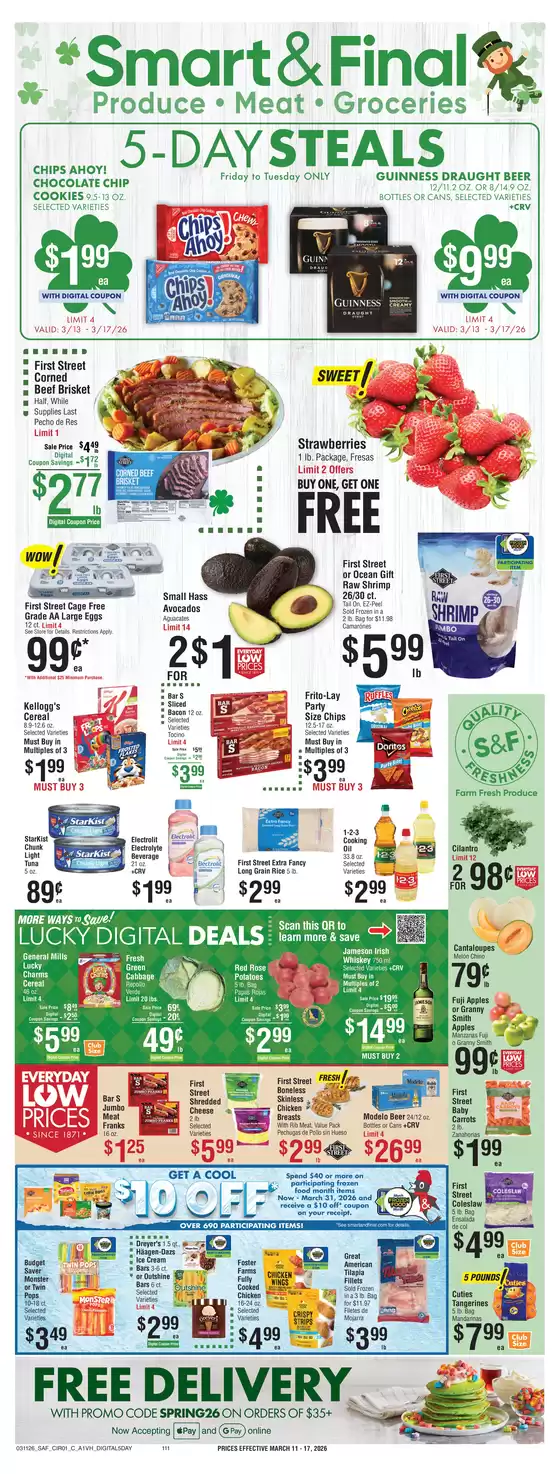 Smart & Final catalogue in San Pedro CA | Exclusive bargains | 2026-03-13T00:00:00.000Z - 2026-03-17T00:00:00.000Z