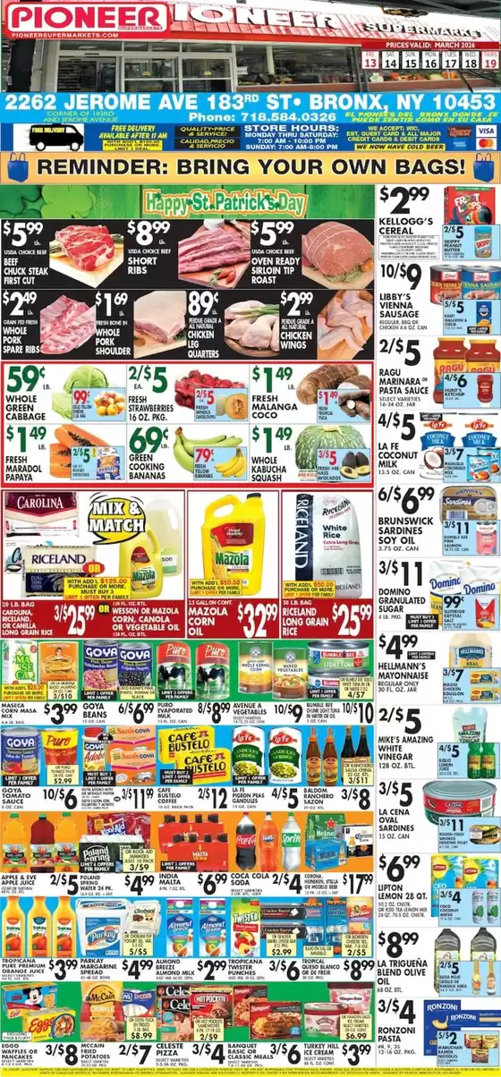 Pioneer Supermarkets catalogue in Casa Grande AZ | Special offers for you | 2026-03-13T00:00:00.000Z - 2026-03-19T00:00:00.000Z