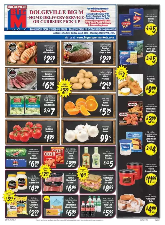 BigM Supermarkets catalogue in Philadelphia PA | Top deals and discounts | 2026-03-13T00:00:00.000Z - 2026-03-19T00:00:00.000Z