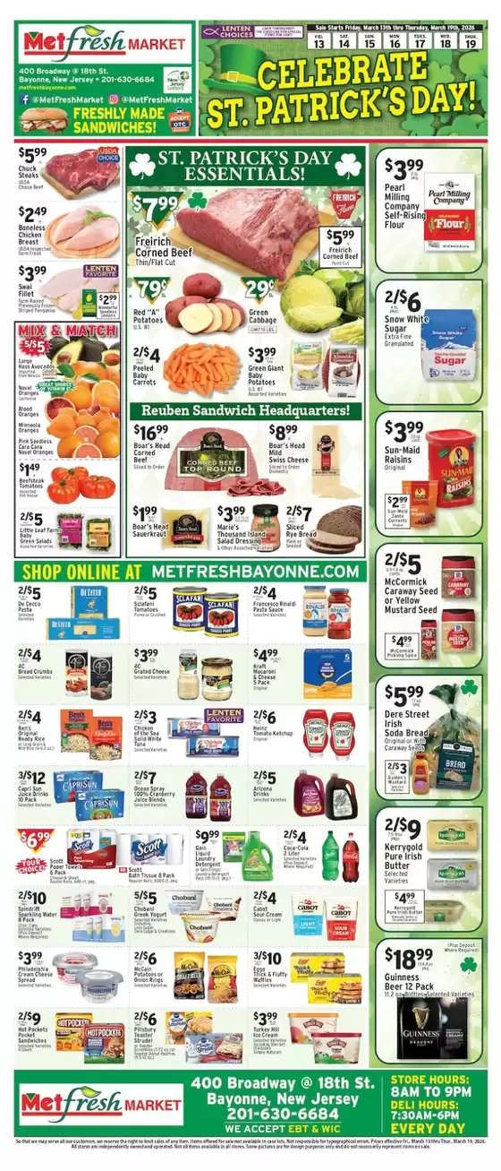 Met Foodmarkets catalogue in Newark NJ | Great offer for bargain hunters | 2026-03-13T00:00:00.000Z - 2026-03-19T00:00:00.000Z