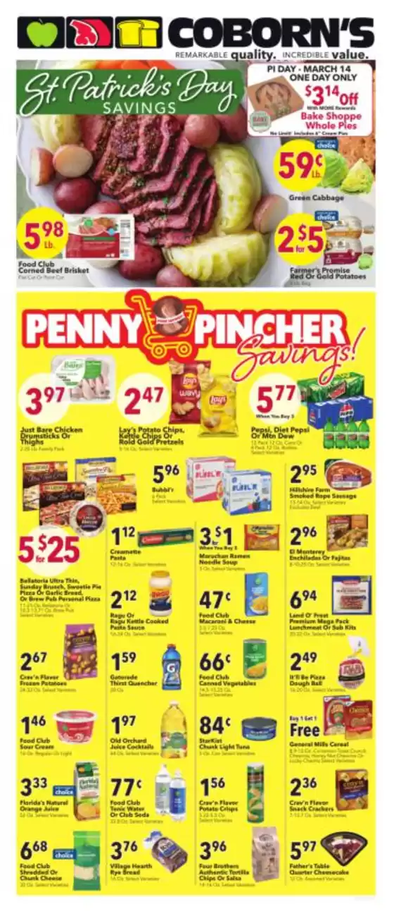 Coborn's catalogue in Gowanda NY | Coborns weekly ad | 2026-03-14T00:00:00.000Z - 2026-03-14T00:00:00.000Z