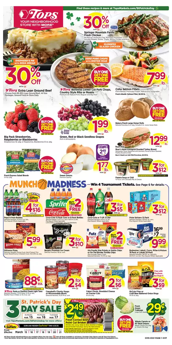 Tops catalogue in Rowland Heights CA | Exclusive bargains | 2026-03-15T00:00:00.000Z - 2026-03-21T00:00:00.000Z