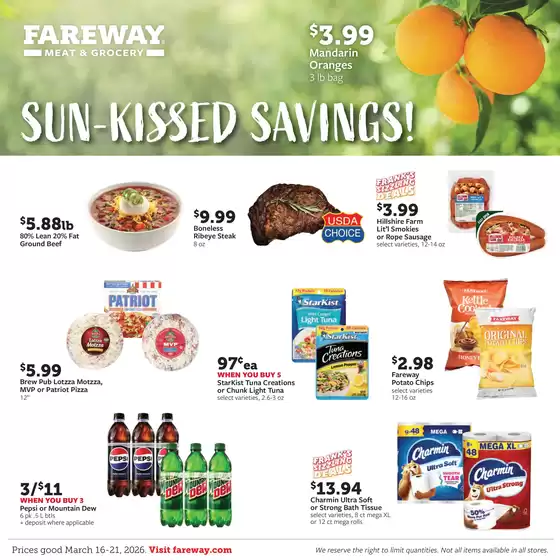 Fareway catalogue in Belton MO | Exclusive deals and bargains | 2026-03-16T00:00:00.000Z - 2026-03-21T00:00:00.000Z