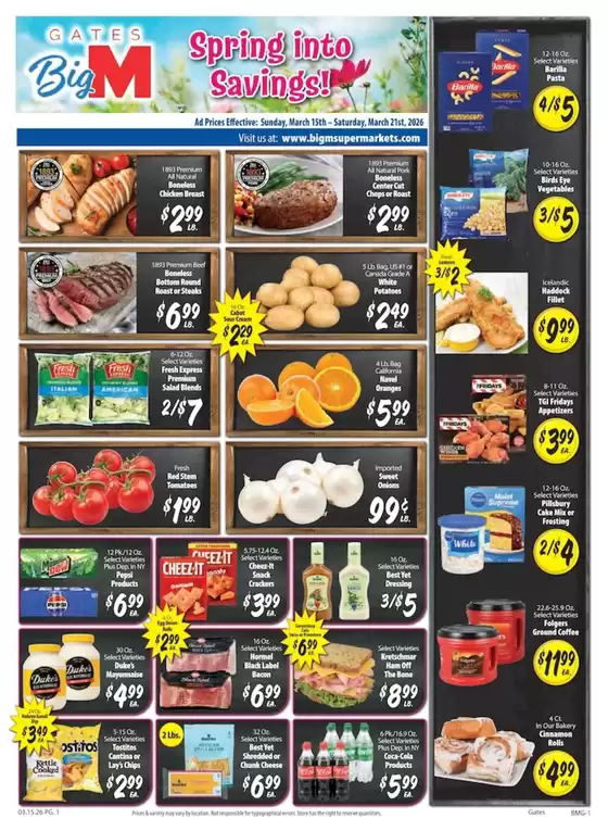 BigM Supermarkets catalogue in Paoli PA | Top offers for smart savers | 2026-03-15T00:00:00.000Z - 2026-03-21T00:00:00.000Z