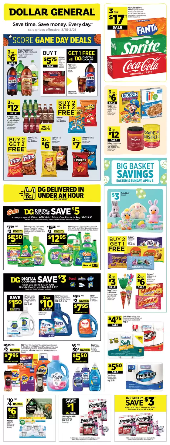 Dollar General catalogue in West Boylston MA | Top offers for smart savers | 2026-03-15T00:00:00.000Z - 2026-03-21T00:00:00.000Z
