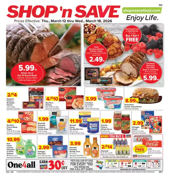 Shop 'n Save catalogue in Nelsonville OH | Current special promotions | 2026-03-12T00:00:00.000Z - 2026-03-18T00:00:00.000Z
