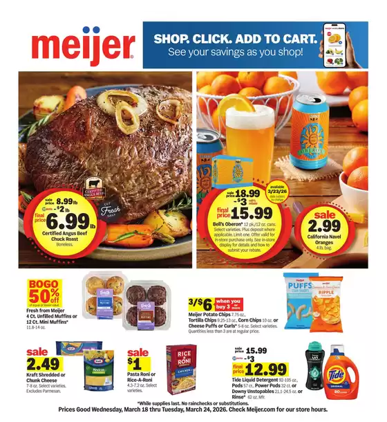 Meijer catalogue in Westlake LA | Offers for bargain hunters | 2026-03-18T00:00:00.000Z - 2026-03-24T00:00:00.000Z