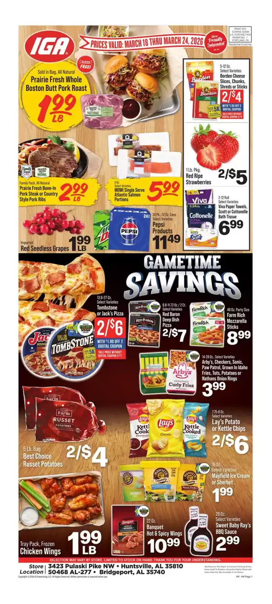 IGA catalogue in Irving TX | Exclusive bargains | 2026-03-18T00:00:00.000Z - 2026-03-24T00:00:00.000Z