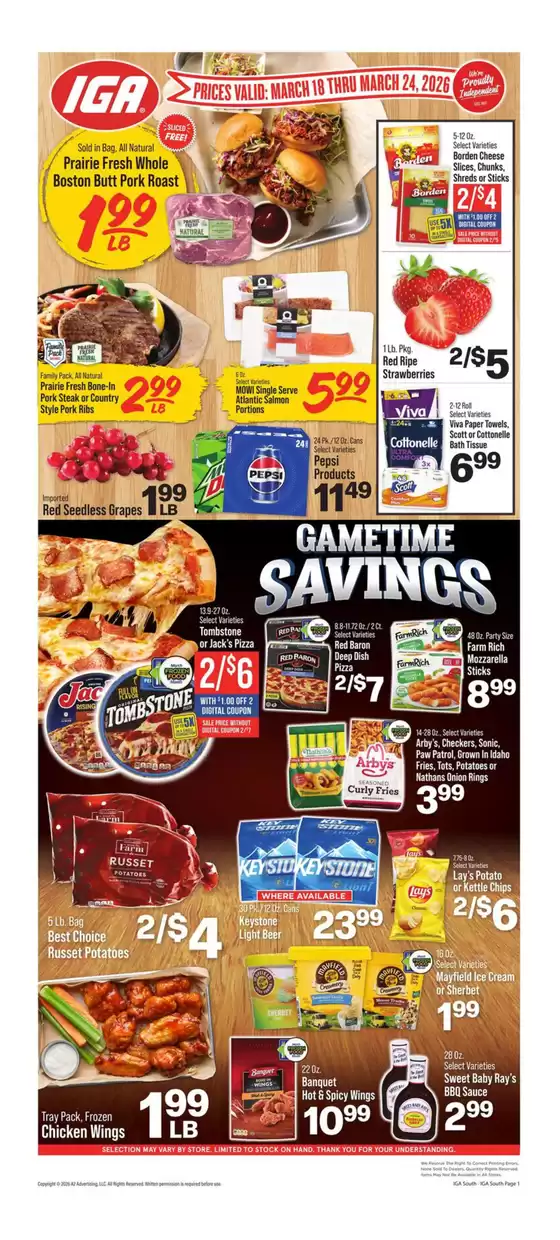 IGA catalogue in Irving TX | Top offers for smart savers | 2026-03-18T00:00:00.000Z - 2026-03-24T00:00:00.000Z