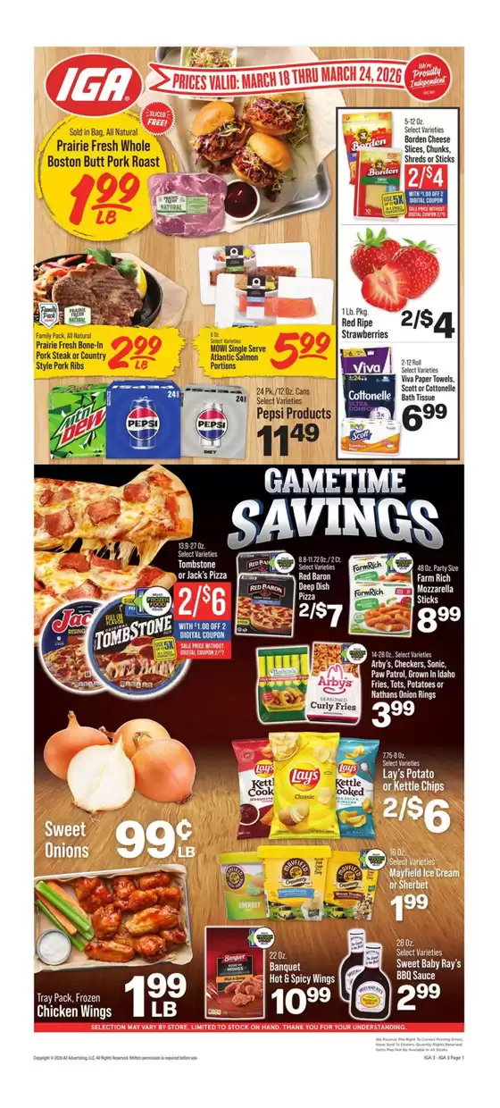 IGA catalogue in Irving TX | Top deals and discounts | 2026-03-18T00:00:00.000Z - 2026-03-24T00:00:00.000Z