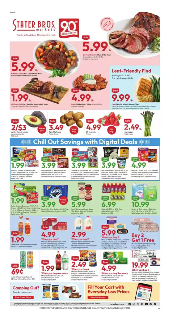 Stater Bros catalogue in Fremont CA | Our best offers for you | 2026-03-18T00:00:00.000Z - 2026-03-24T00:00:00.000Z