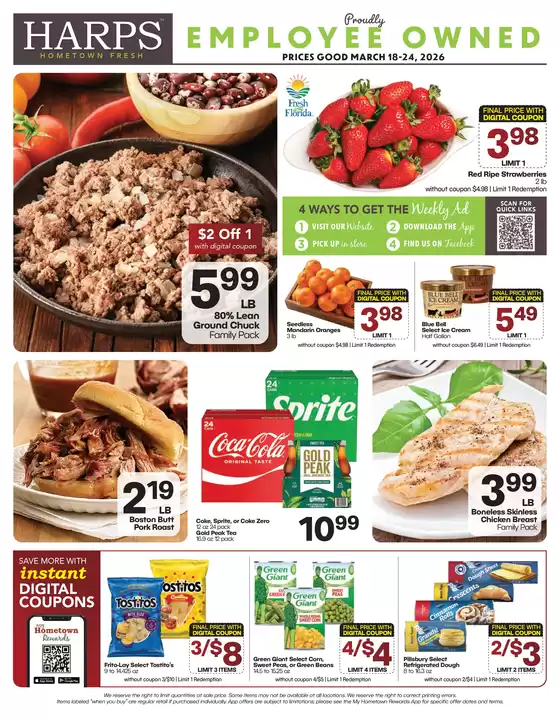 Harp's Market catalogue in Fort Smith AR | Exclusive deals for our customers | 2026-03-18T00:00:00.000Z - 2026-03-24T00:00:00.000Z