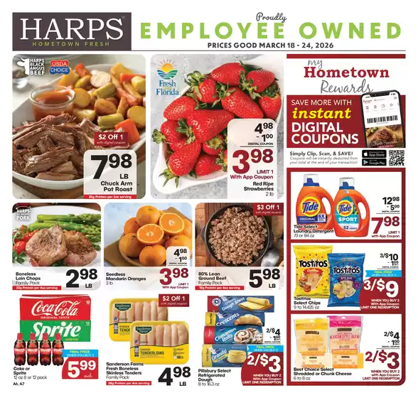 Harp's Market catalogue in Fort Smith AR | Discover attractive offers | 2026-03-18T00:00:00.000Z - 2026-03-24T00:00:00.000Z