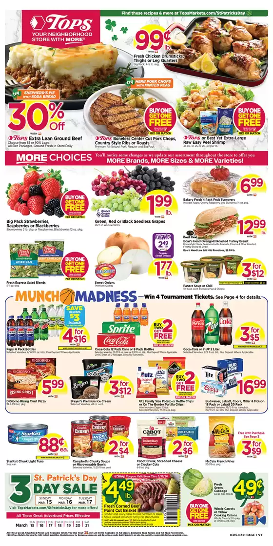 Tops catalogue in Pooler GA | Current special promotions | 2026-03-15T00:00:00.000Z - 2026-03-21T00:00:00.000Z