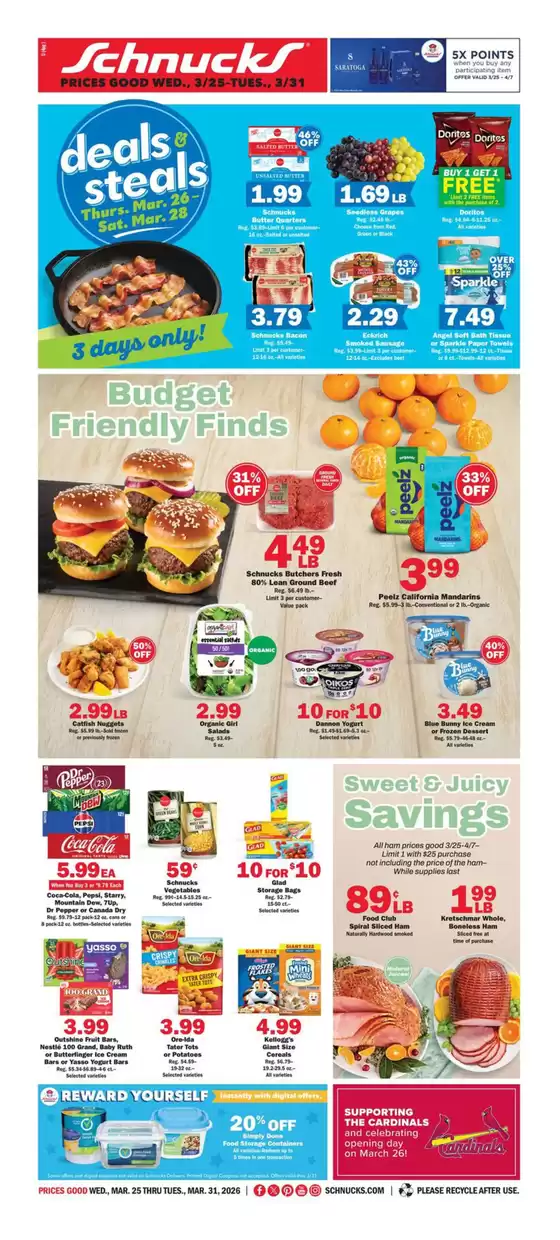 Schnucks catalogue in Belleville IL | Wide range of offers | 2026-03-25T00:00:00.000Z - 2026-03-31T00:00:00.000Z