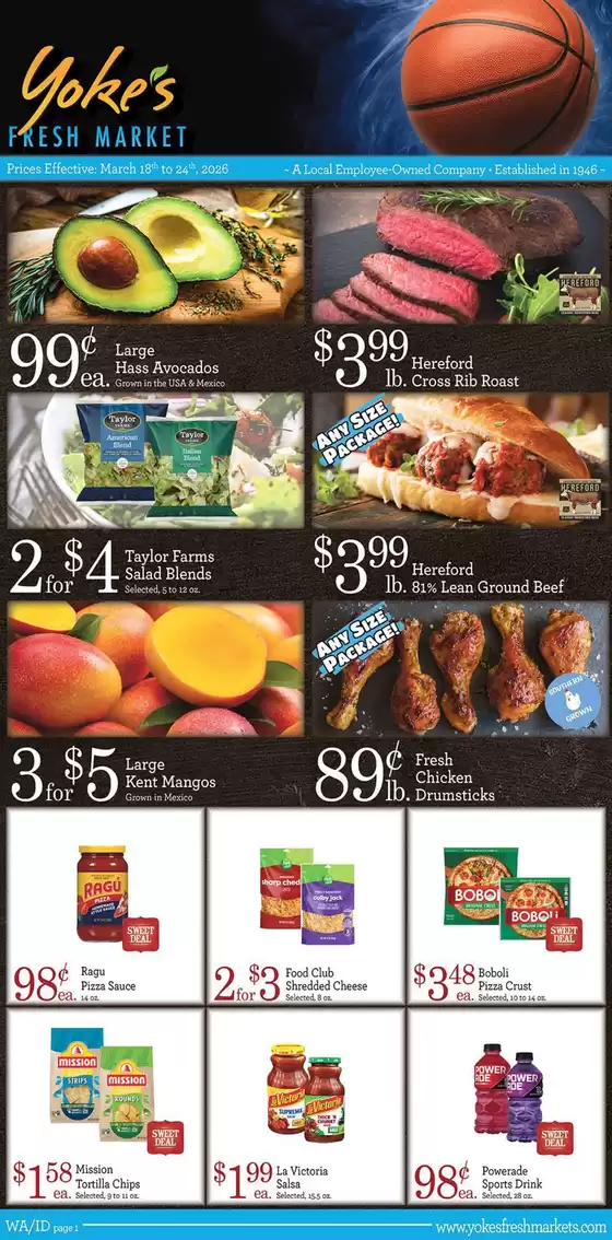 Yoke's Fresh Market  catalogue in Pooler GA | Yoke's Fresh Market Weekly Ad | 2026-03-18T00:00:00.000Z - 2026-03-24T00:00:00.000Z