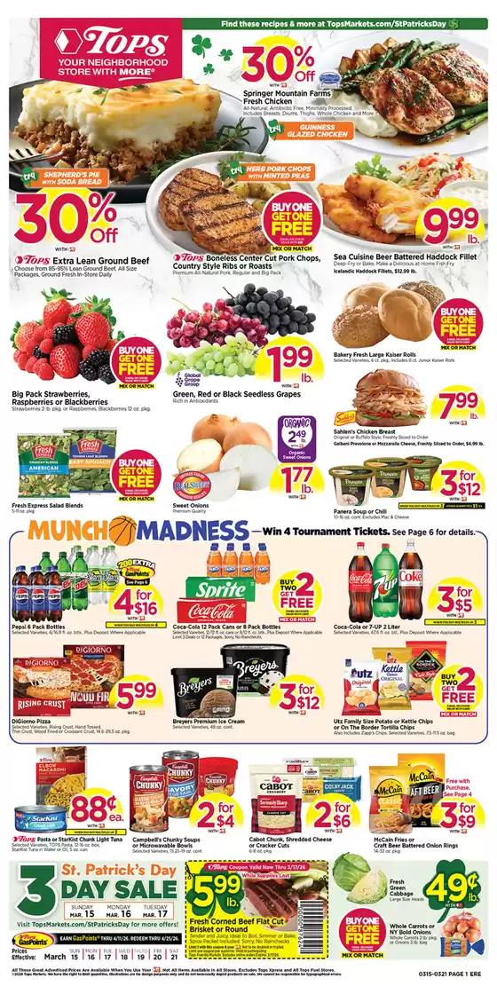 Tops catalogue in Pooler GA | Wide range of offers | 2026-03-15T00:00:00.000Z - 2026-03-21T00:00:00.000Z