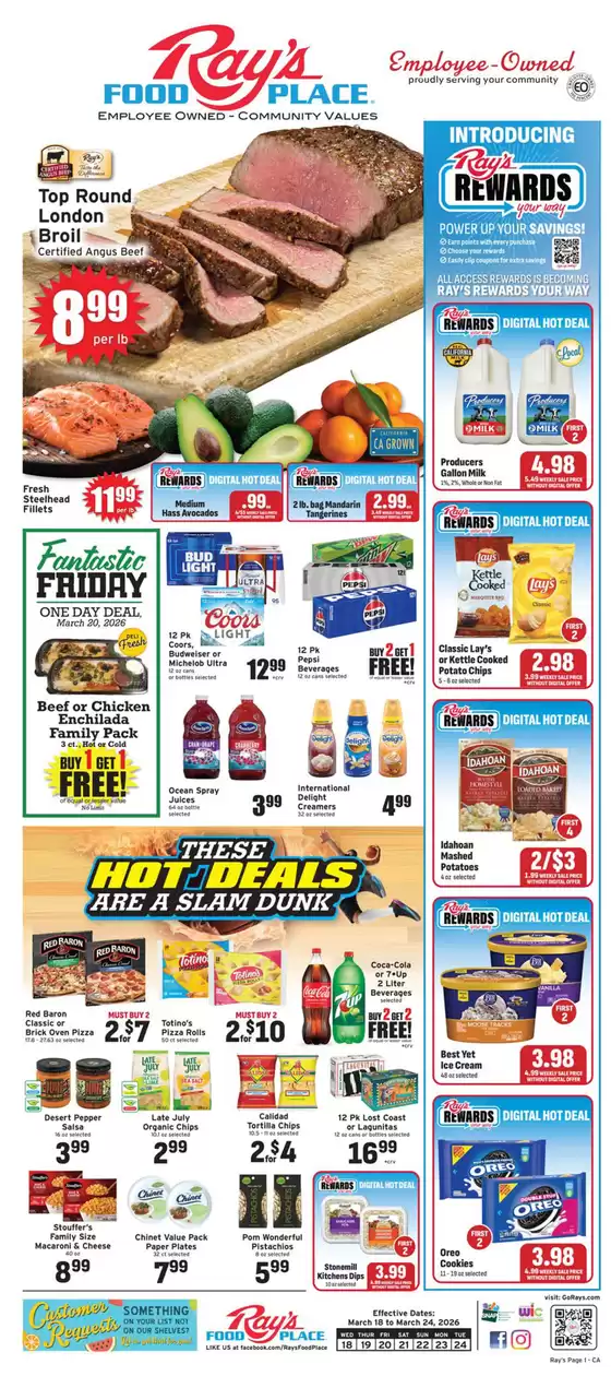 Ray's Food catalogue in Mesa AZ | Rays Food weekly ad | 2026-03-18T00:00:00.000Z - 2026-03-24T00:00:00.000Z