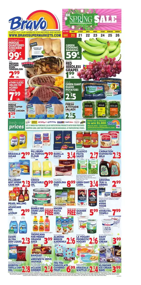 Bravo Supermarkets catalogue in Orange NJ | Current special promotions | 2026-03-20T00:00:00.000Z - 2026-03-26T00:00:00.000Z