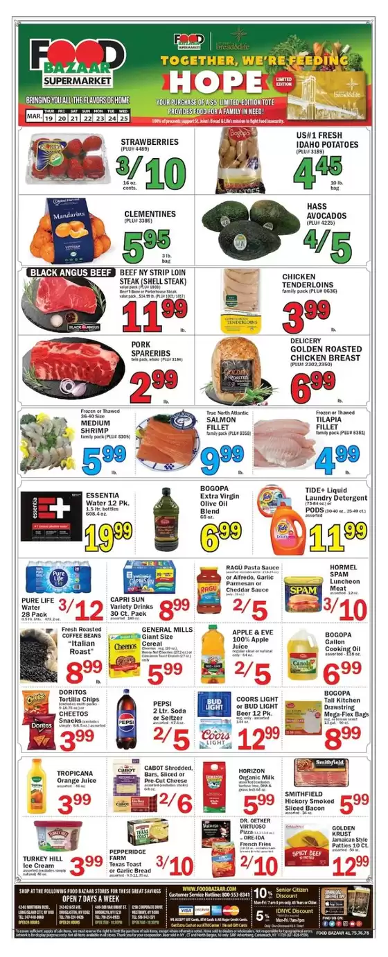 Food Bazaar catalogue in Hermosa Beach CA | Discover attractive offers | 2026-03-19T00:00:00.000Z - 2026-03-25T00:00:00.000Z