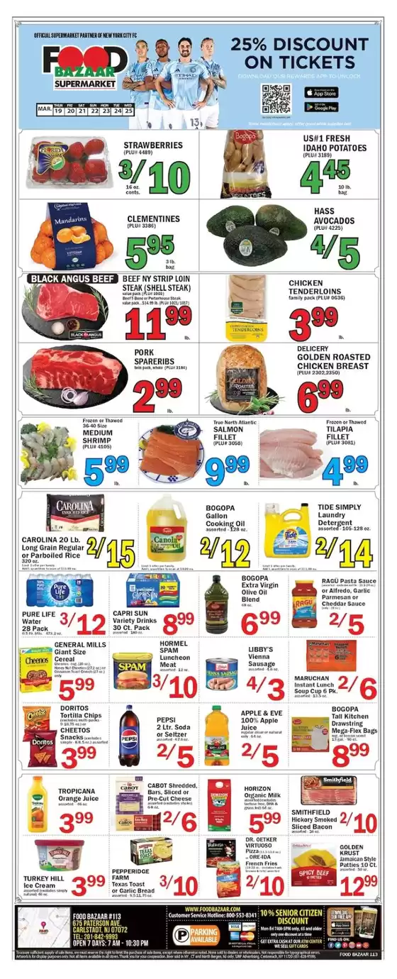 Food Bazaar catalogue in Hermosa Beach CA | Our best offers for you | 2026-03-19T00:00:00.000Z - 2026-03-25T00:00:00.000Z