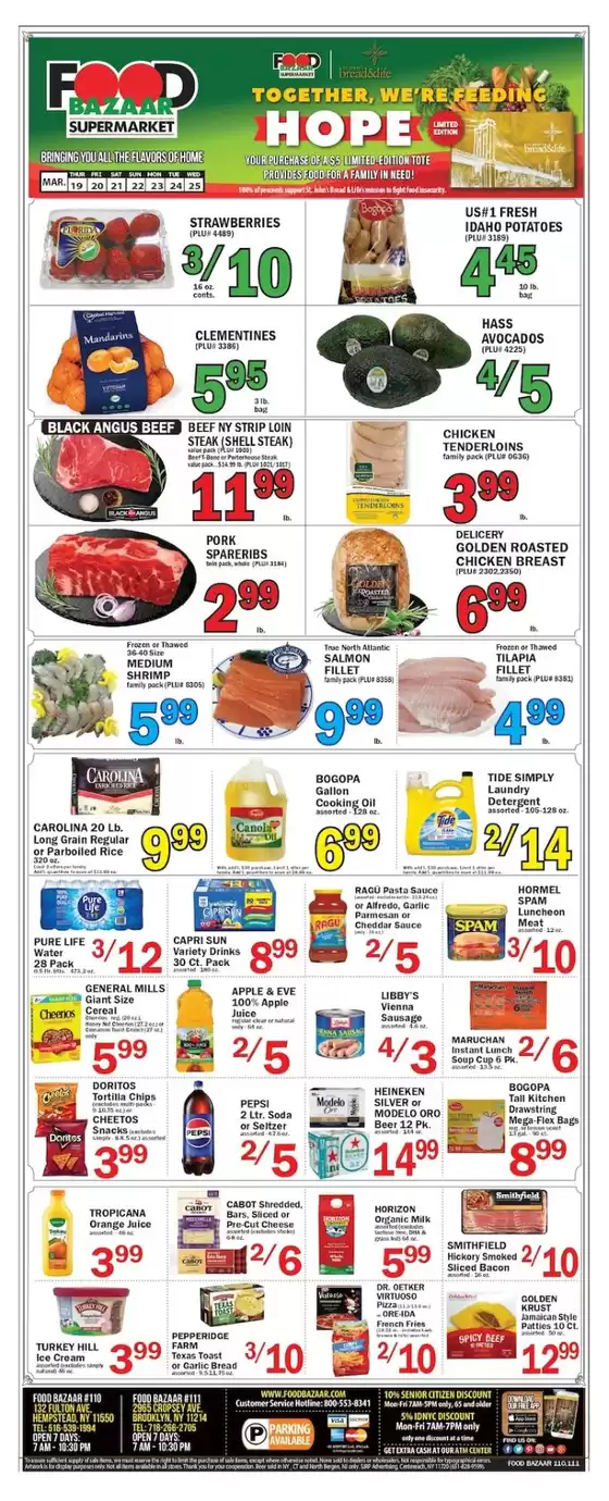 Food Bazaar catalogue in Hermosa Beach CA | Great offer for bargain hunters | 2026-03-19T00:00:00.000Z - 2026-03-25T00:00:00.000Z