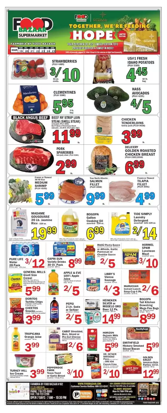 Food Bazaar catalogue in Hermosa Beach CA | Current deals and offers | 2026-03-19T00:00:00.000Z - 2026-03-25T00:00:00.000Z