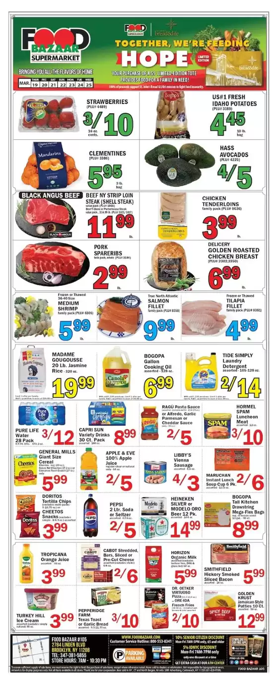 Food Bazaar catalogue in Hermosa Beach CA | Exclusive deals for our customers | 2026-03-19T00:00:00.000Z - 2026-03-25T00:00:00.000Z