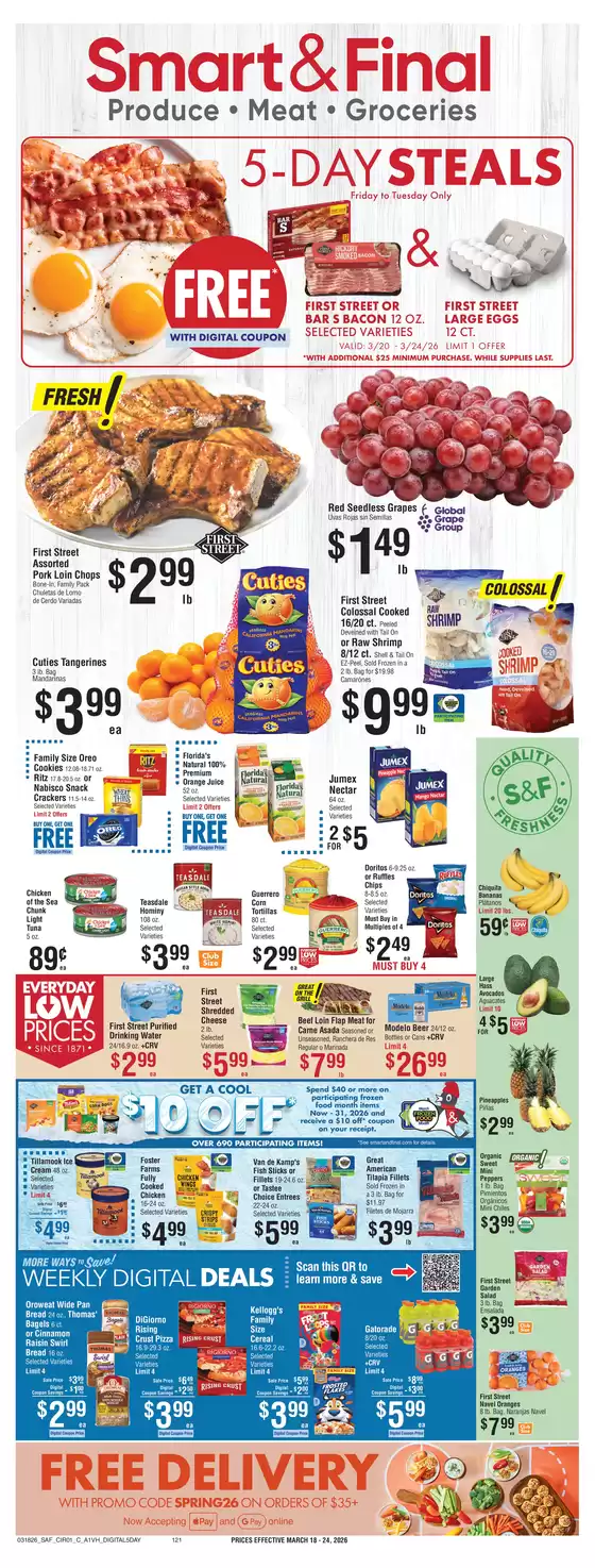 Smart & Final catalogue in The Plains VA | Exclusive bargains | 2026-03-20T00:00:00.000Z - 2026-03-24T00:00:00.000Z