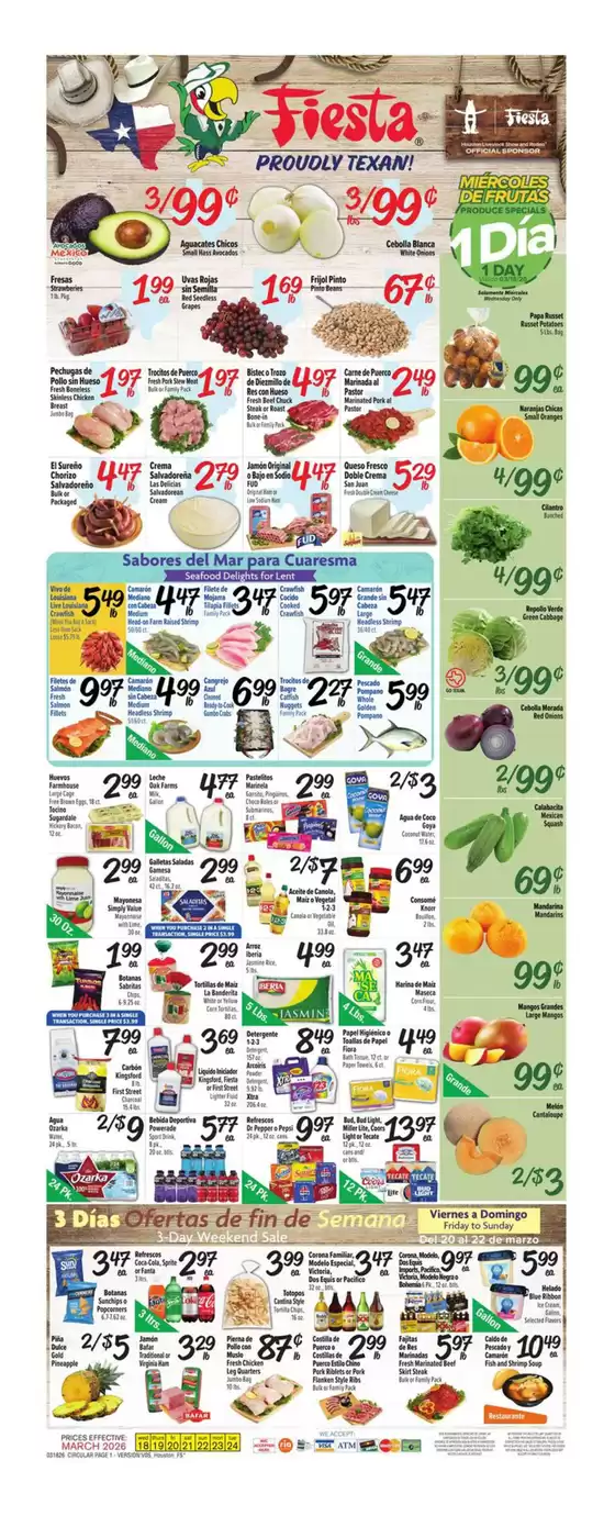 Fiesta Mart catalogue in Bridgewater MA | Exclusive deals and bargains | 2026-03-18T00:00:00.000Z - 2026-03-24T00:00:00.000Z