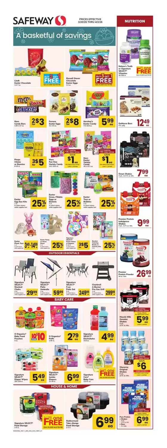 Safeway catalogue in Grand Prairie TX | Safeway - Eastern - GMI | 2026-03-20T00:00:00.000Z - 2026-04-02T00:00:00.000Z