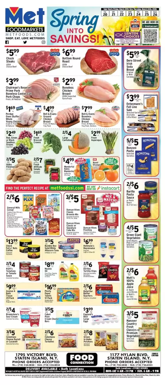 Met Foodmarkets catalogue in Fontana CA | Great discounts on selected products | 2026-03-20T00:00:00.000Z - 2026-03-26T00:00:00.000Z