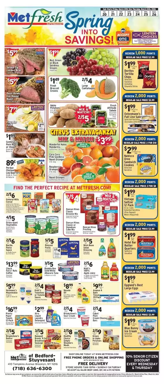 Met Foodmarkets catalogue in Mount Holly NJ | Top deals for all customers | 2026-03-20T00:00:00.000Z - 2026-03-26T00:00:00.000Z