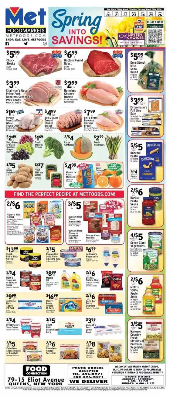Met Foodmarkets catalogue in Mount Holly NJ | Discounts and promotions | 2026-03-20T00:00:00.000Z - 2026-03-26T00:00:00.000Z