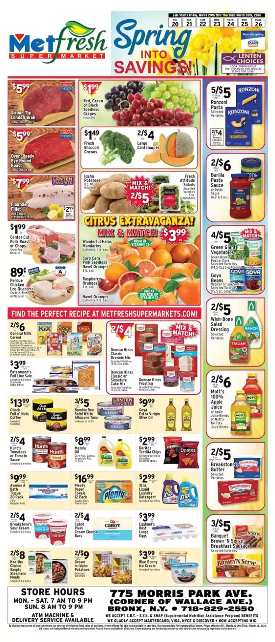 Met Foodmarkets catalogue in Mount Holly NJ | Top deals and discounts | 2026-03-20T00:00:00.000Z - 2026-03-26T00:00:00.000Z