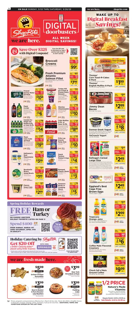 ShopRite catalogue in Matamoras PA | Exclusive deals for our customers | 2026-03-19T00:00:00.000Z - 2026-03-28T00:00:00.000Z