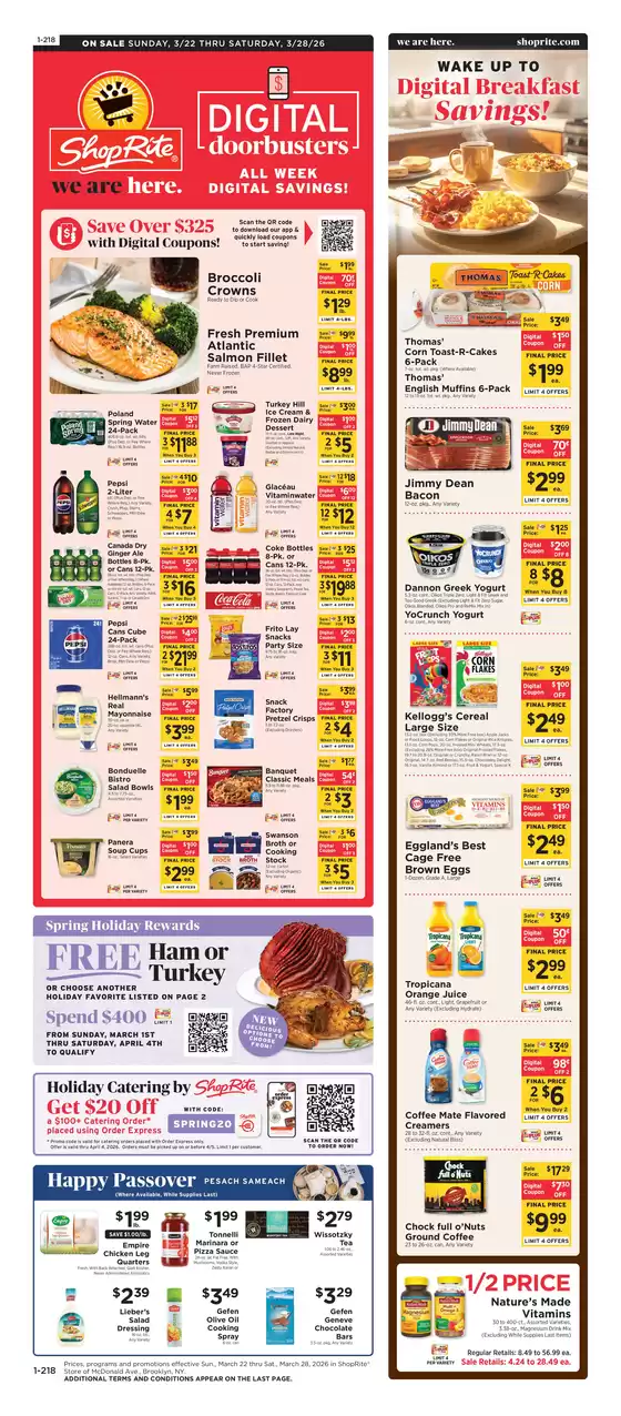 ShopRite catalogue in Wappingers Falls NY | Exclusive bargains | 2026-03-19T00:00:00.000Z - 2026-03-28T00:00:00.000Z