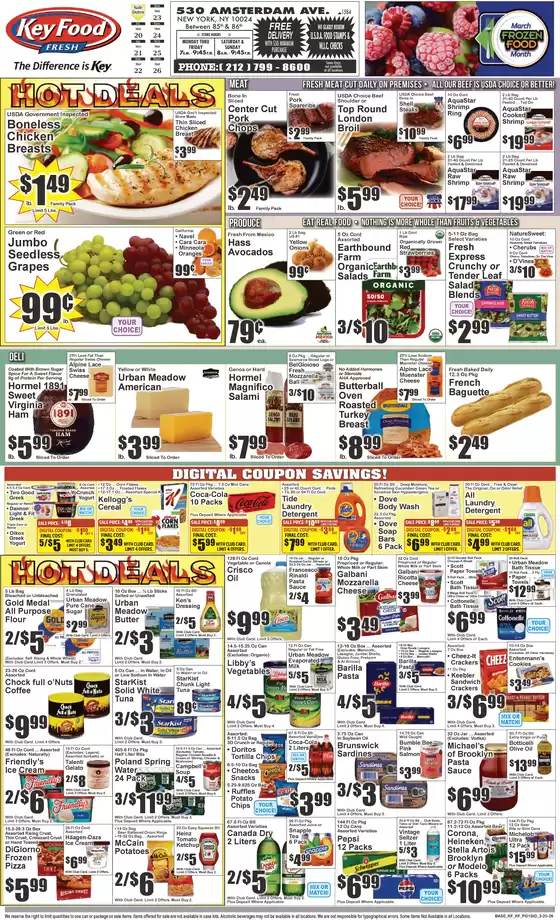 Key Food catalogue in Edgewater NJ | Special offers for you | 2026-03-20T00:00:00.000Z - 2026-03-26T00:00:00.000Z
