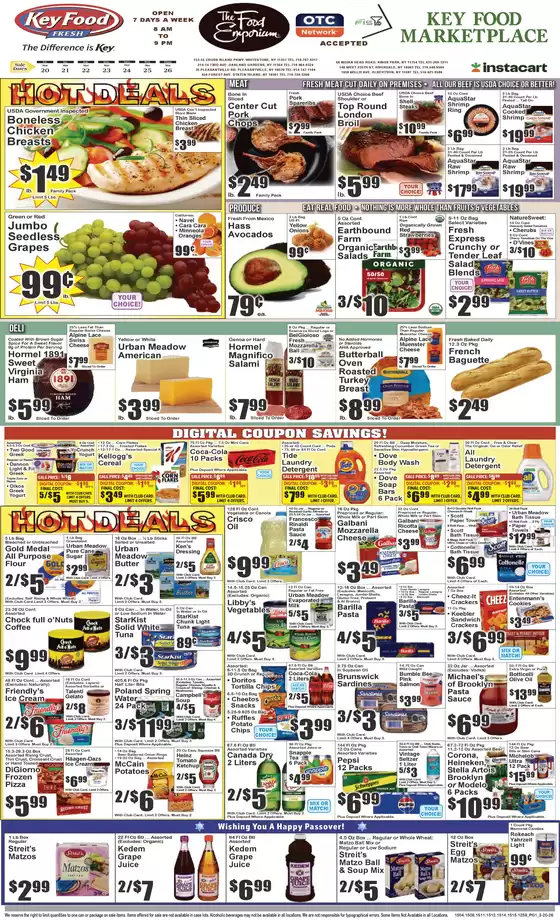 Key Food catalogue in Rock Hill NY | Current deals and offers | 2026-03-20T00:00:00.000Z - 2026-03-26T00:00:00.000Z