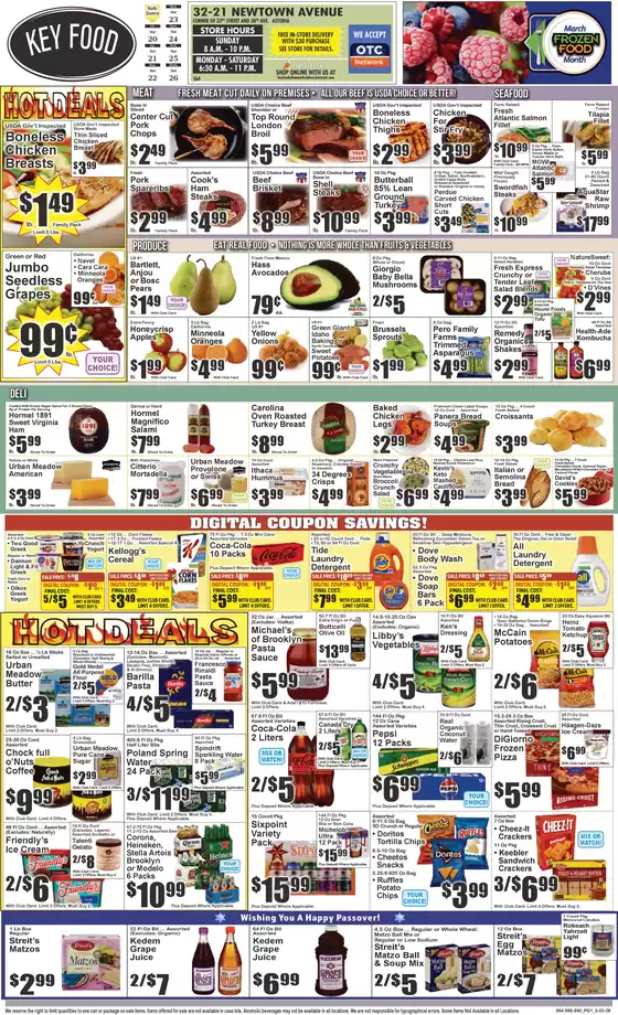 Key Food catalogue in Edgewater NJ | Current deals and offers | 2026-03-23T00:00:00.000Z - 2026-03-26T00:00:00.000Z