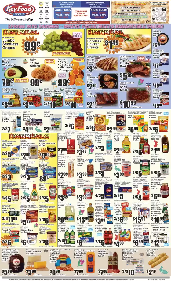 Key Food catalogue in Sunnyside NY | Wide range of offers | 2026-03-20T00:00:00.000Z - 2026-03-29T00:00:00.000Z
