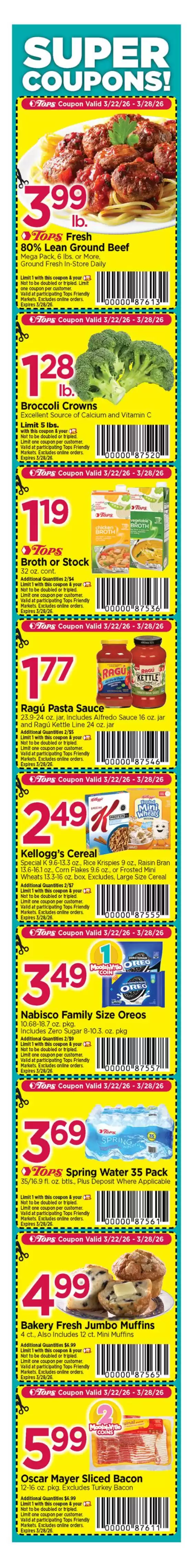 Tops catalogue in Adams NY | Super Coupons! | 2026-03-22T00:00:00.000Z - 2026-03-28T00:00:00.000Z