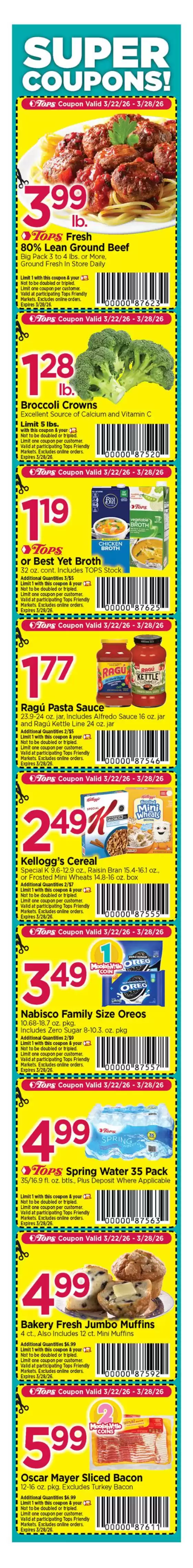 Tops catalogue in Rome NY | Current bargains and offers | 2026-03-22T00:00:00.000Z - 2026-03-28T00:00:00.000Z