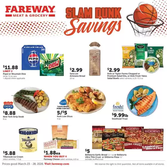 Fareway catalogue in Northfield MN | Exclusive deals and bargains | 2026-03-23T00:00:00.000Z - 2026-03-28T00:00:00.000Z