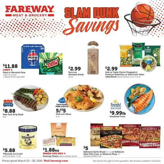 Fareway catalogue in Ashland NE | Exclusive deals and bargains | 2026-03-23T00:00:00.000Z - 2026-03-28T00:00:00.000Z