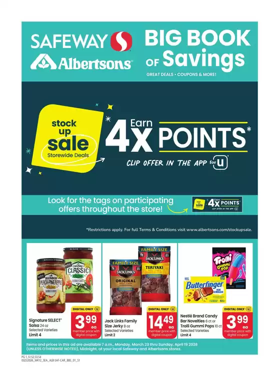 Albertsons catalogue in Broussard LA | Albertsons - Seattle - BBS | 2026-03-23T00:00:00.000Z - 2026-04-19T00:00:00.000Z
