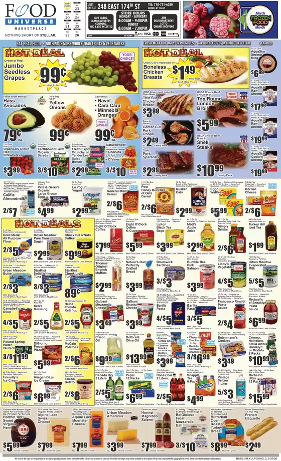 Food Universe catalogue in Fort Lee NJ | Exclusive deals for our customers | 2026-03-20T00:00:00.000Z - 2026-03-26T00:00:00.000Z